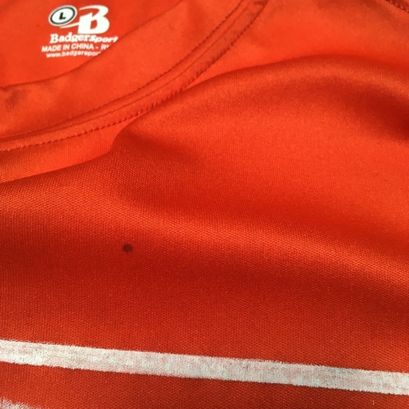 Malcolm X Orange Athletic T-Shirt By Any Means - Picture 7 of 7
